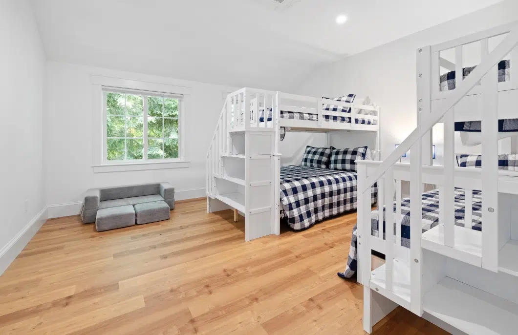 Gas Range Stovetop with Blue and White Subway Tile
