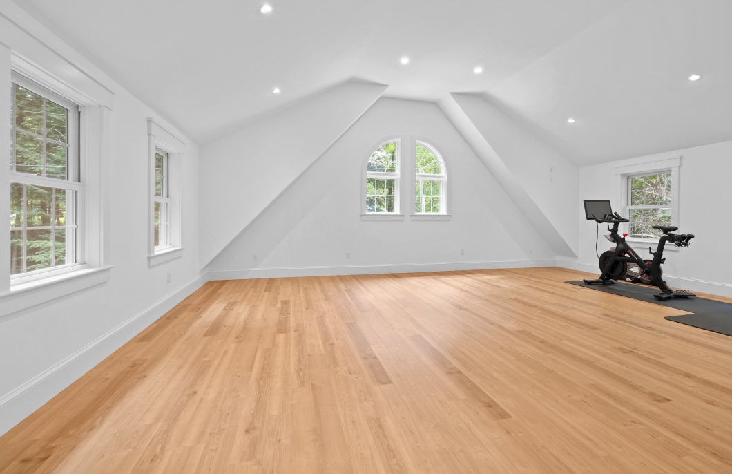 Gas Range Stovetop with Blue and White Subway Tile